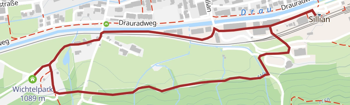 Route map: Wichtelmeile